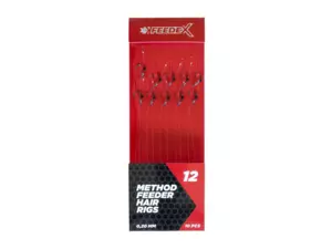 FEEDER EXPERT návazce - Návazce č.12 s vlasovým přívěsem 10ks