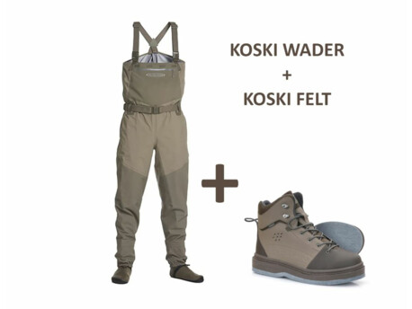 Vision brodící set Koski + boty Koski, filcová podrážka