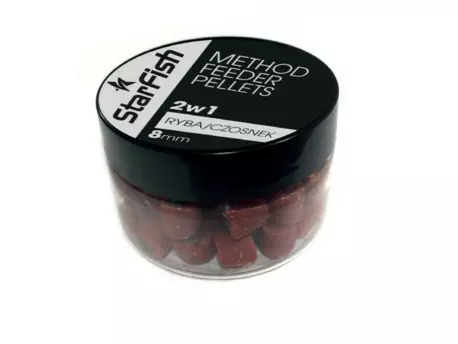 Starfish - HOOK PELLET METHOD FEEDER 2v1 8mm 60ml Ryba Česnek