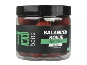 TB Baits Vyvážené Boilie Balanced + Atraktor Red Crab 100 g