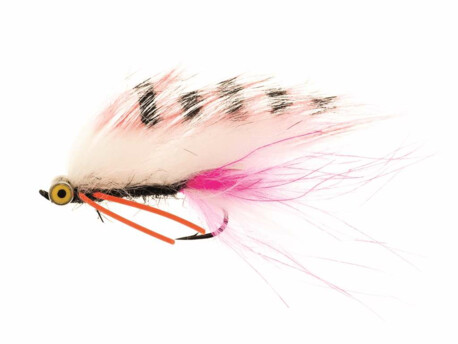 Unique Flies Zonky Pink/White
