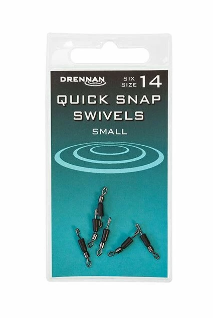 DRENNAN Rychlovýměnný obratlík Quick Snap Swivels vel. 14 VÝPRODEJ