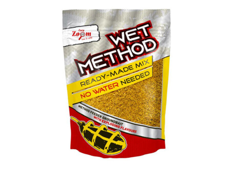 Carp Zoom Vlhčená směs Wet Method - 850 g/Sladké broskev