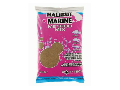 Bait-Tech krmítková směs Halibut Marine Method Mix 2 kg VÝPRODEJ