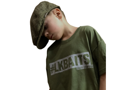 LK Baits dětské triko Potisk světle zelené