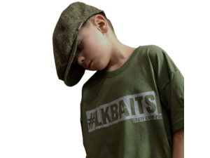 LK Baits dětské triko Potisk světle zelené