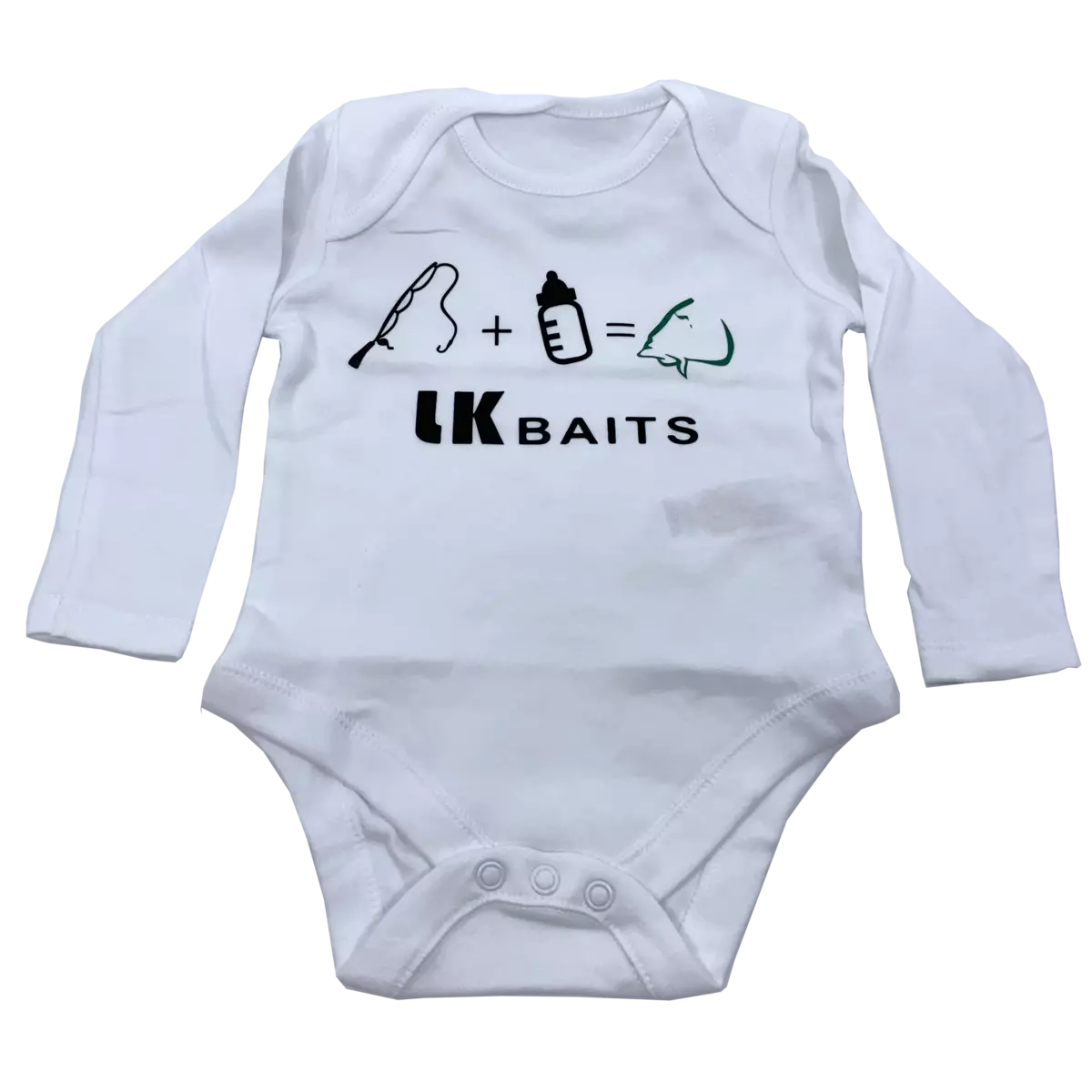 LK Baits body dlouhý rukáv Triatlon zelený nápis