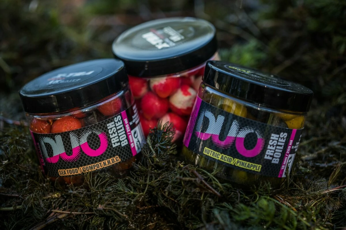 LK Baits DUO X-Tra Fresh Boilies Sea Food/Compot NHDC