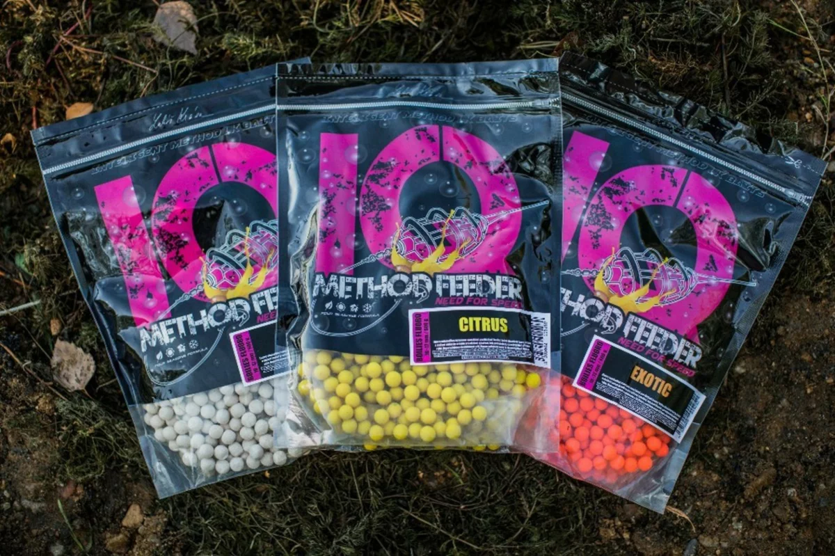 LK Baits IQ Method Feeder Boilies 10-12mm, 600g