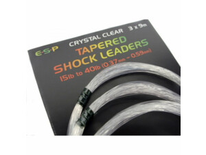 ESP ujímané šokové návazce Tapered Shock Leaders 3x9m