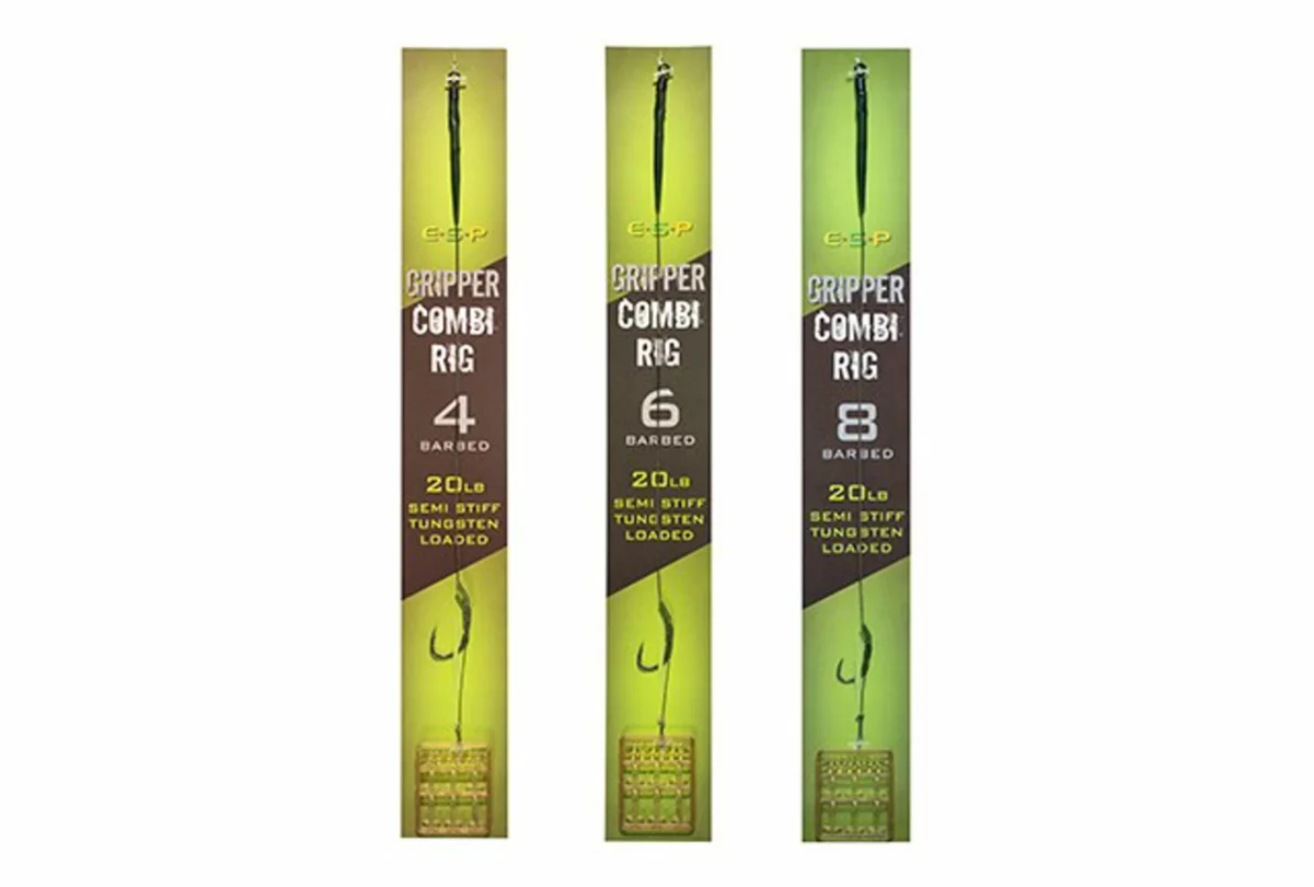 ESP návazec Gripper Combi Rigs Green Barbed