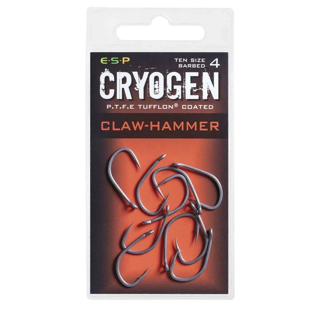 ESP háčky Cryogen Claw Hammer Hooks Barbed 10 ks