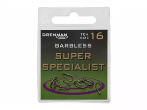 Drennan háčky bez protihrotu Super specialist Barbless
