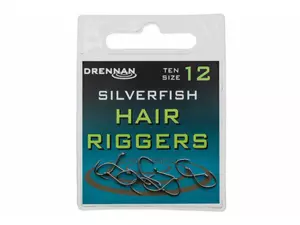 Drennan háčky bez protihrotu Silverfish Hair Riggers Barbless