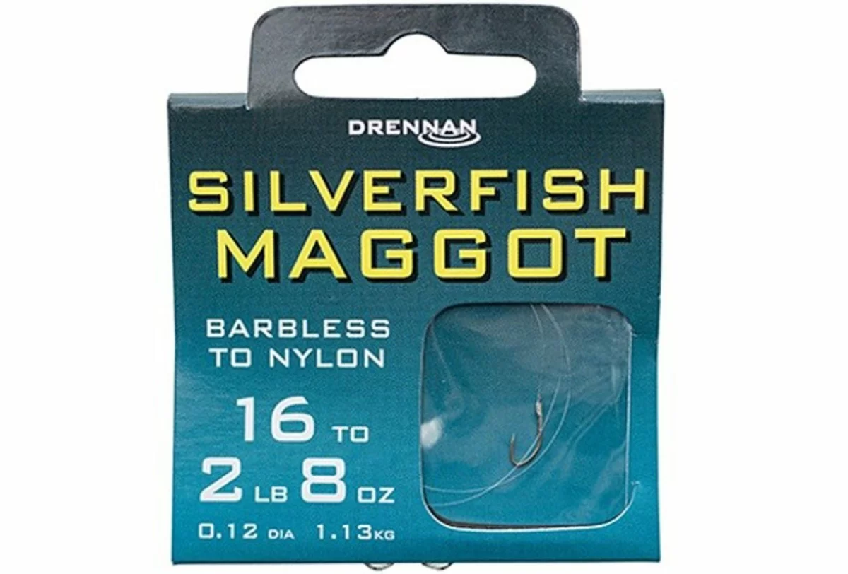 Drennan návazce Silverfish Maggot Barbless