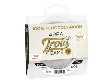 Lucky John fluorocarbon Area Trout Game Pink Line 75m