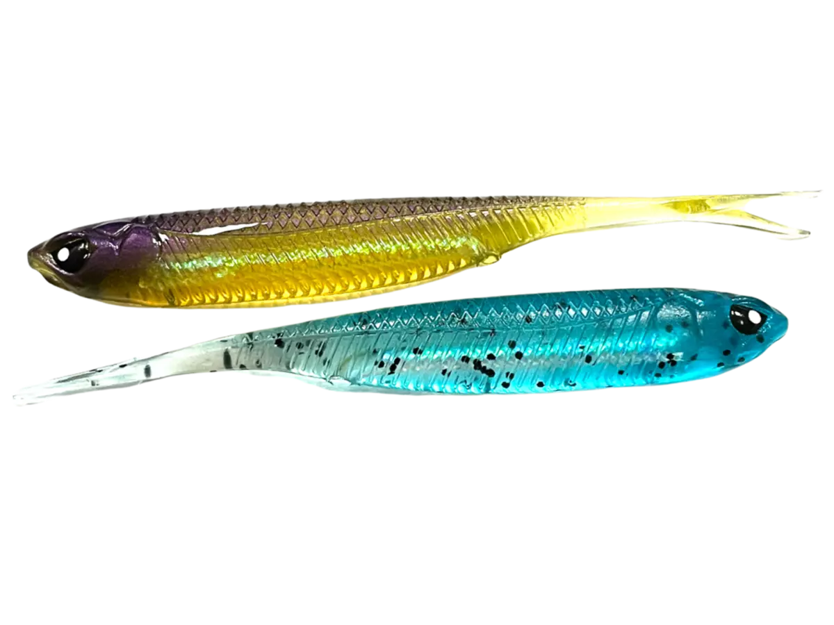 Lucky John 3D Makora Split Tail 4" Blistr 6ks