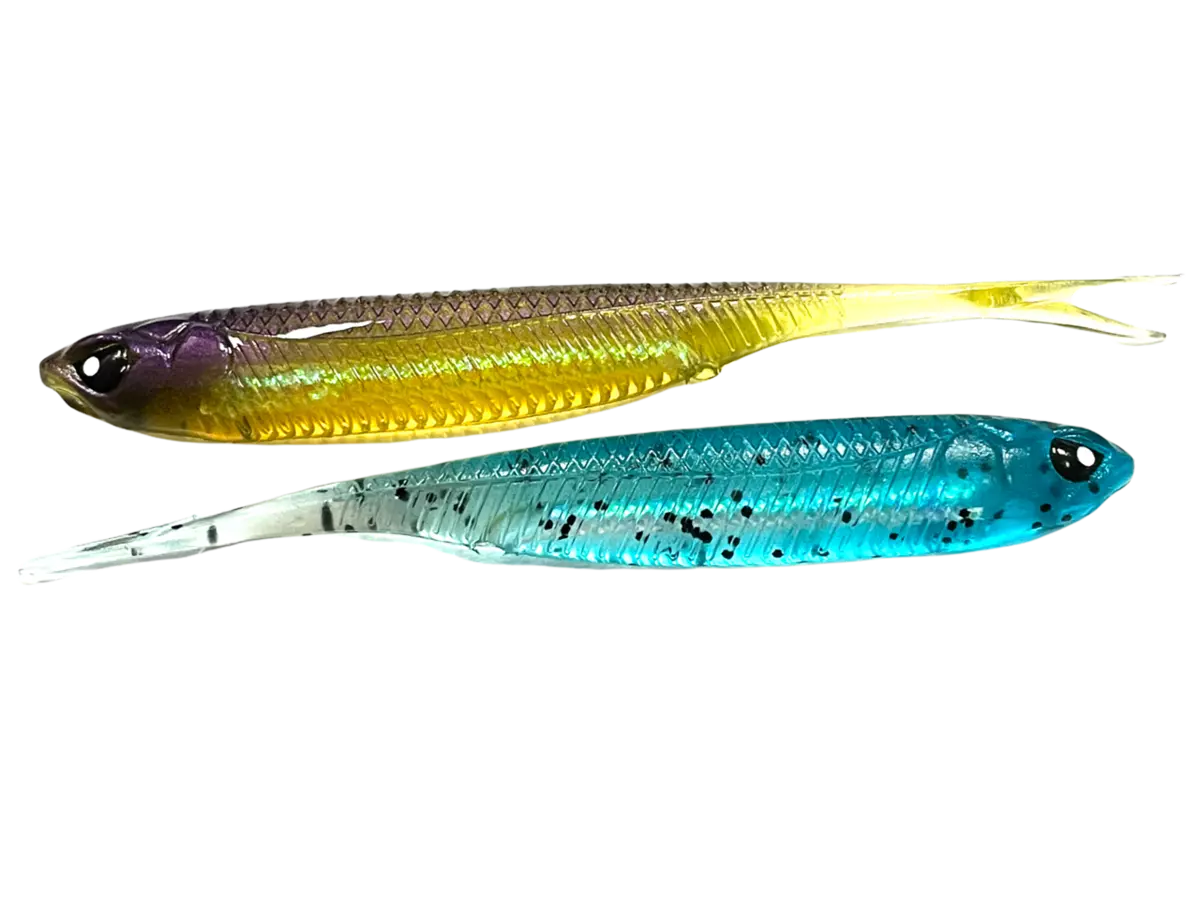 Lucky John 3D Makora Split Tail 4" Blistr 6ks