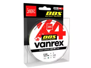 Lucky John šňůra Vanrex X4 Braid 125m