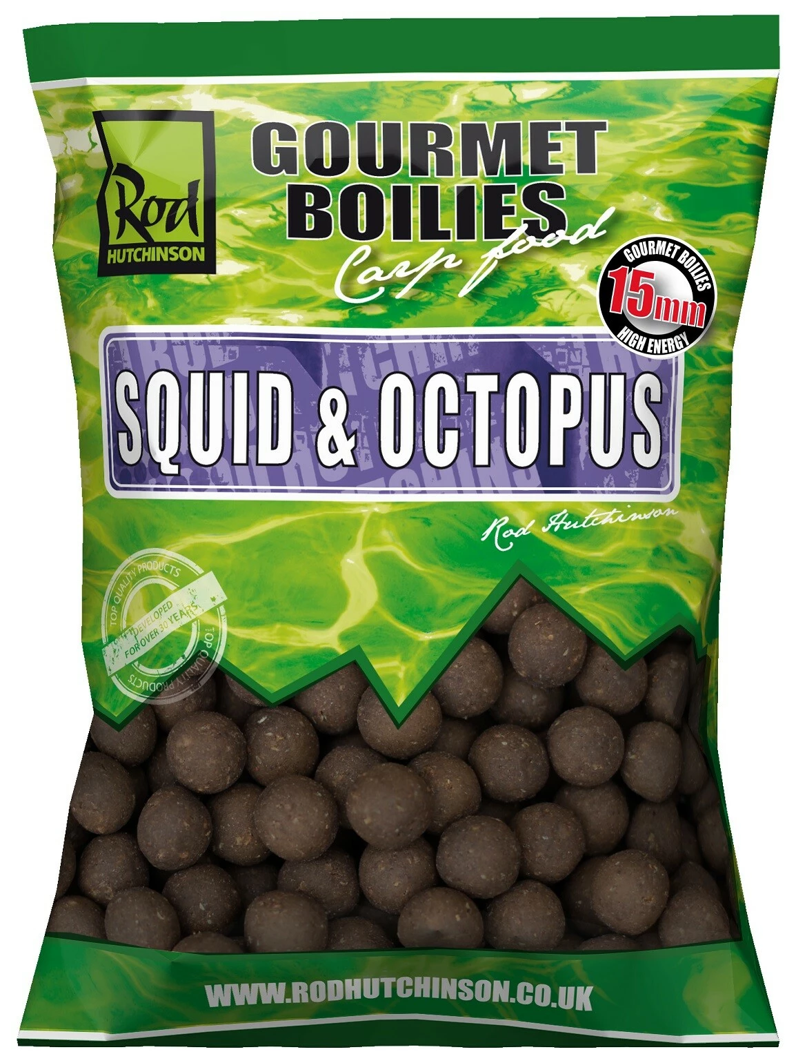 Rod Hutchinson RH boilies Squid Octopus With Amino Blend Swan Mussell