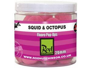 Rod Hutchinson RH Fluoro Pop-Ups Squid Octopus with Amino Blend Swan Mussell
