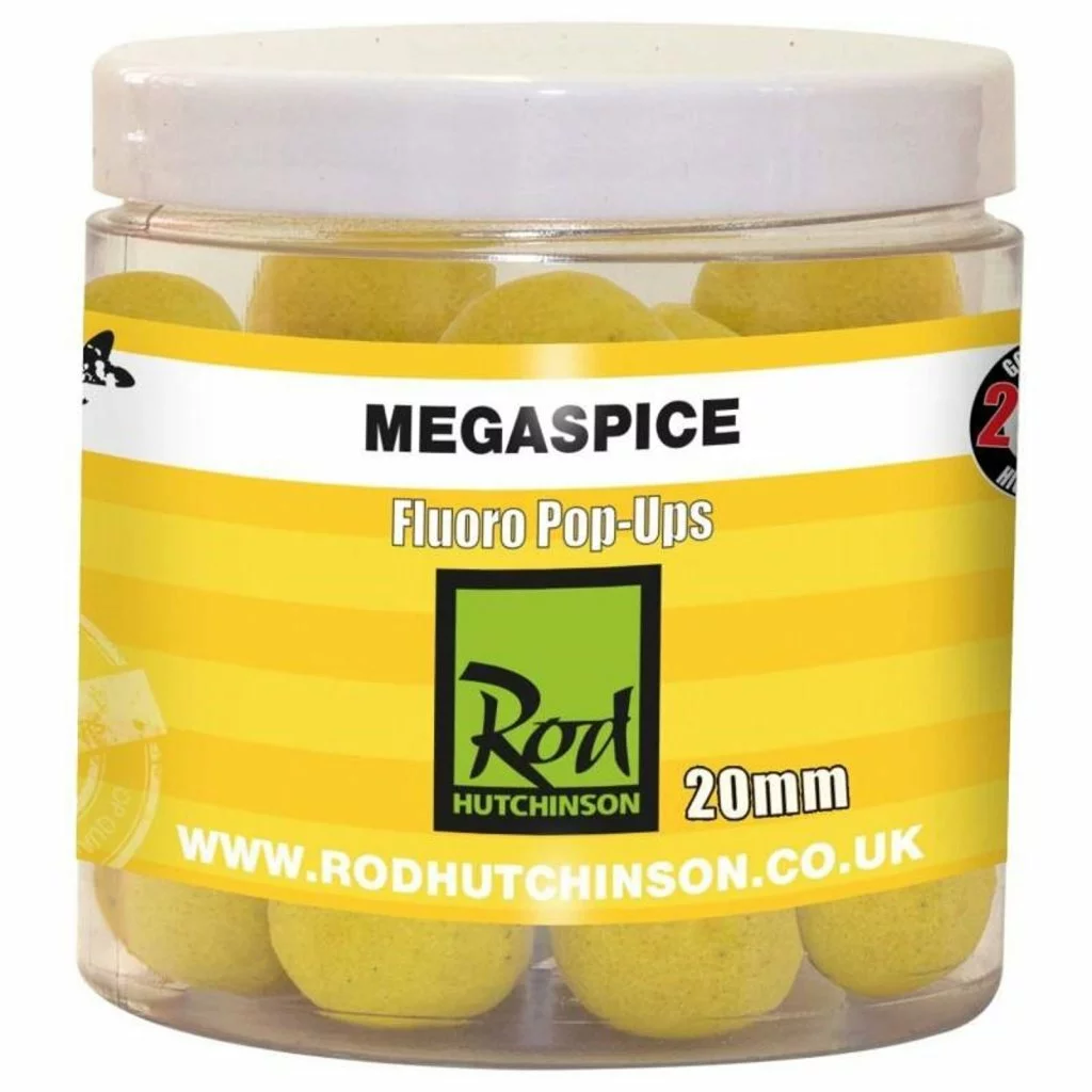 Rod Hutchinson RH Fluoro Pop-Ups Megaspice with Natural Ultimate Spice Blend
