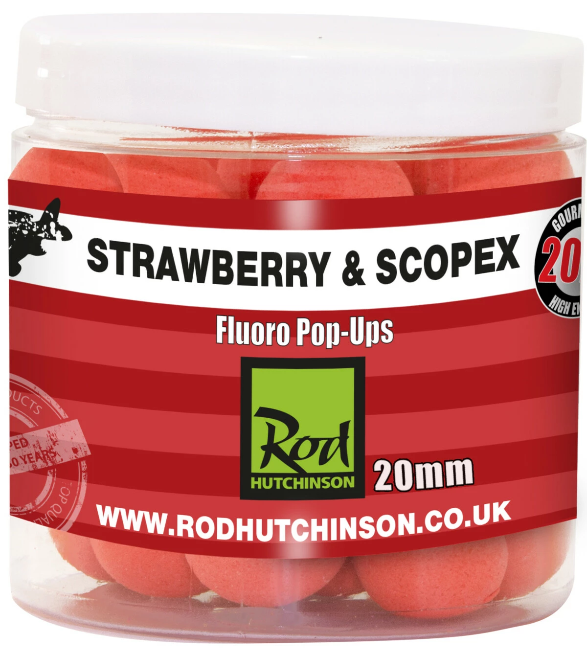 Rod Hutchinson RH Fluoro Pop-Ups Strawberry & Scopex