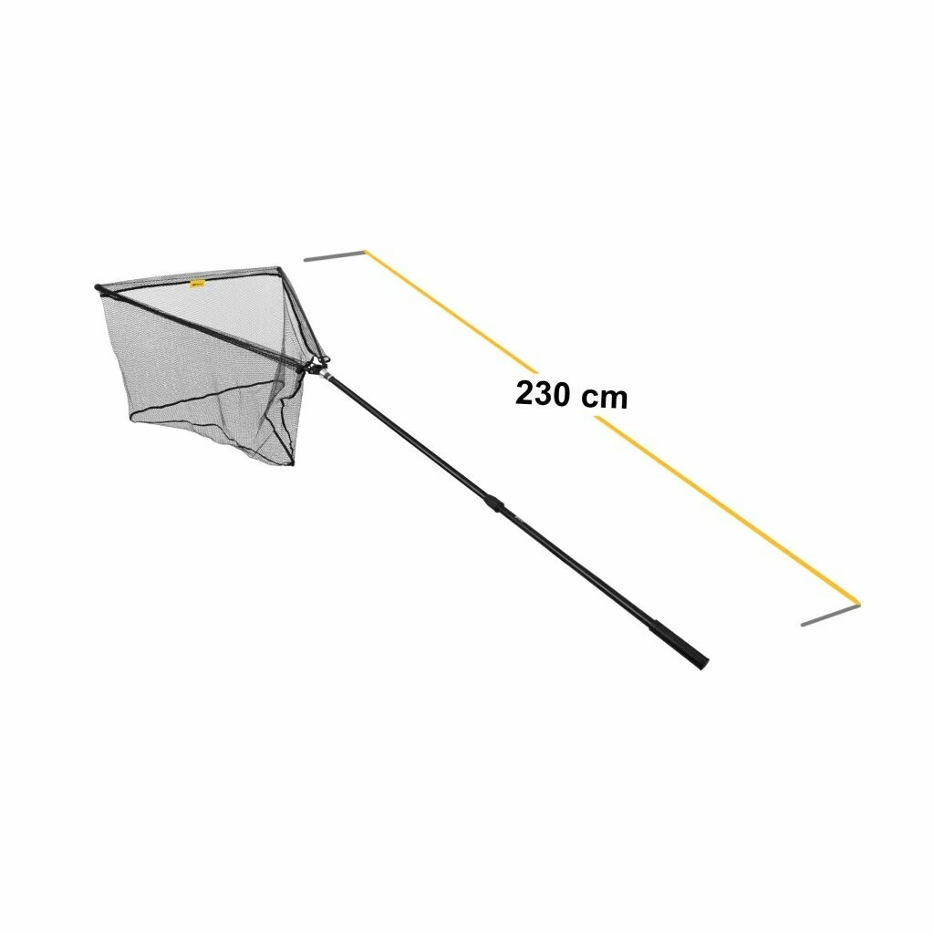 Fencl kaprový podběrák CARP 80 / 2díl s pogumovanou sítí
