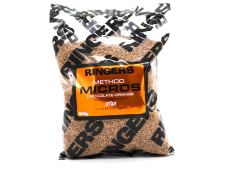RINGERBAITS LTD Ringers - Method Micro pelety Chocolate Orange 2mm 900g