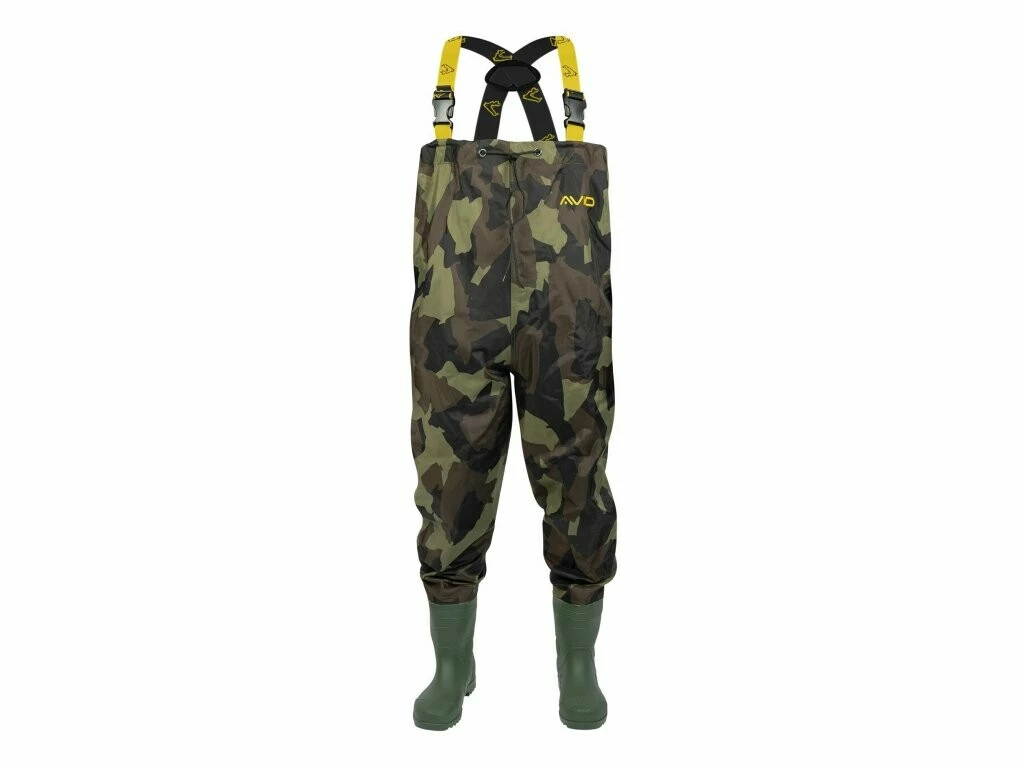 Avid Carp prsačky 420D Camo Chest Waders