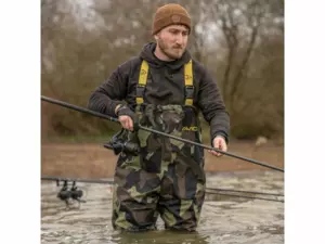 Avid Carp prsačky 420D Camo Chest Waders