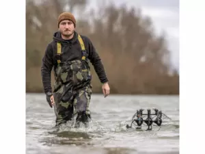 Avid Carp prsačky 420D Camo Chest Waders