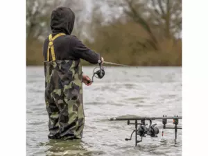 Avid Carp prsačky 420D Camo Chest Waders