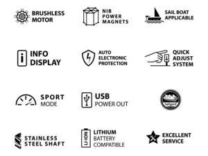 Rhino elektromotor BE 55 BLACK EDITION AKCE