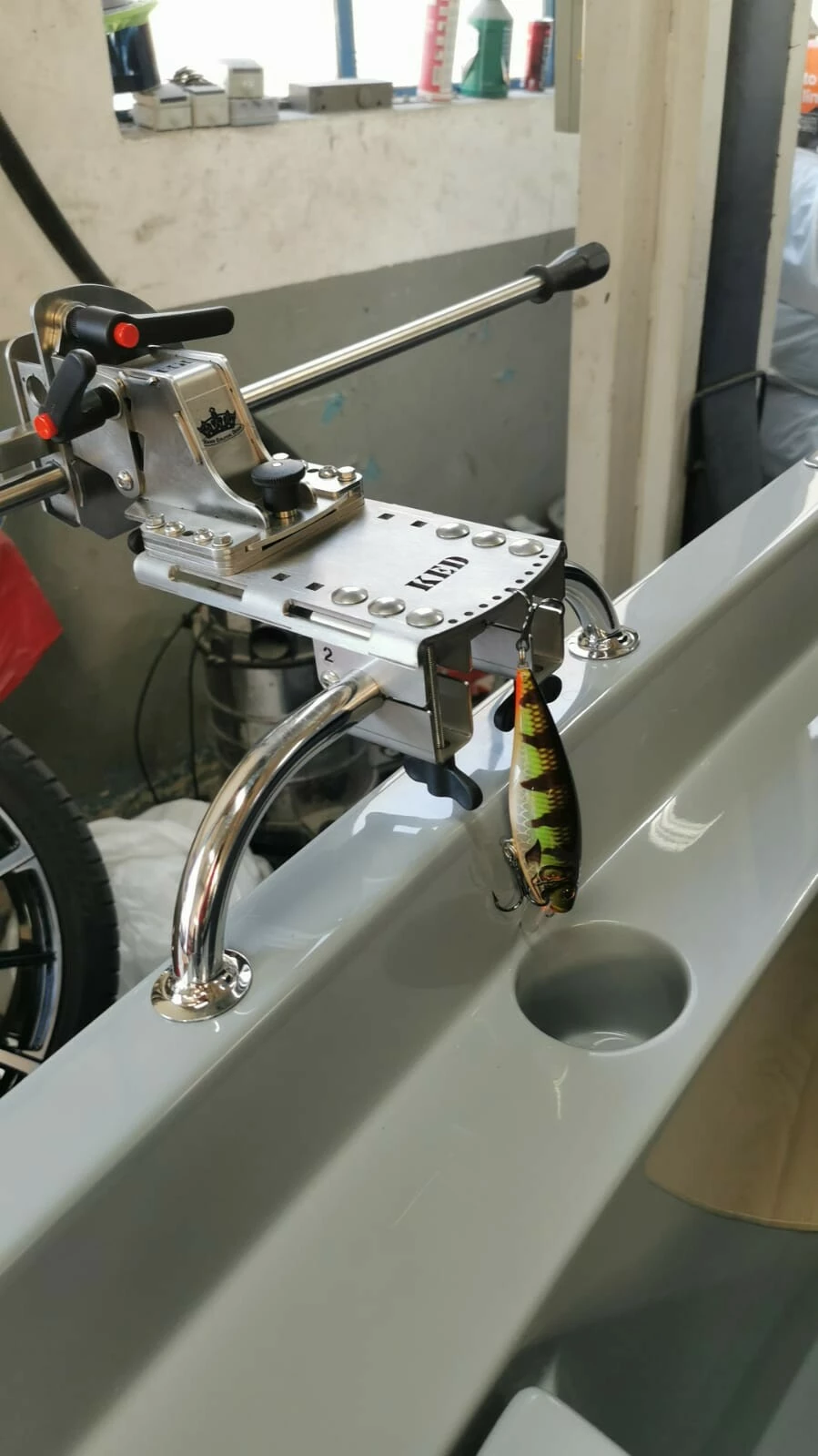 KED Senzorová tyč KedFlex + montážní deska + stabilizátor