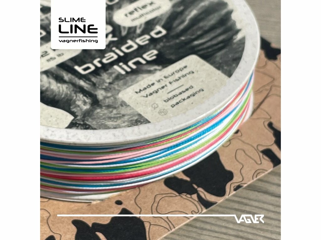 VAGNER Braided Line Reflex Multicolor - průměr 0,40mm, 0,50mm, 0,60mm v délce 300m
