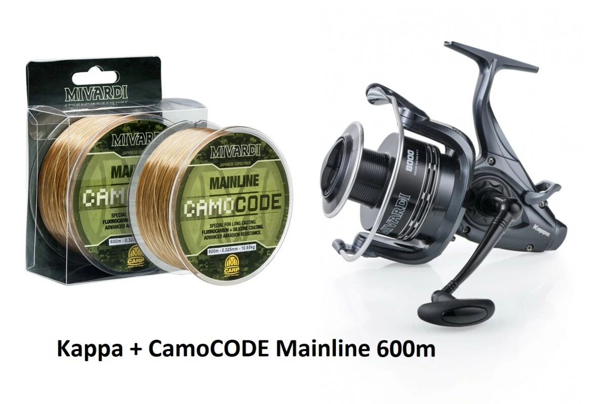 MIVARDI Kappa 5000 + CamoCODE Mainline 0.255mm 600m