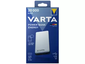 Powerbanka VARTA 57978 20000mAh USB-C vstup a výstup