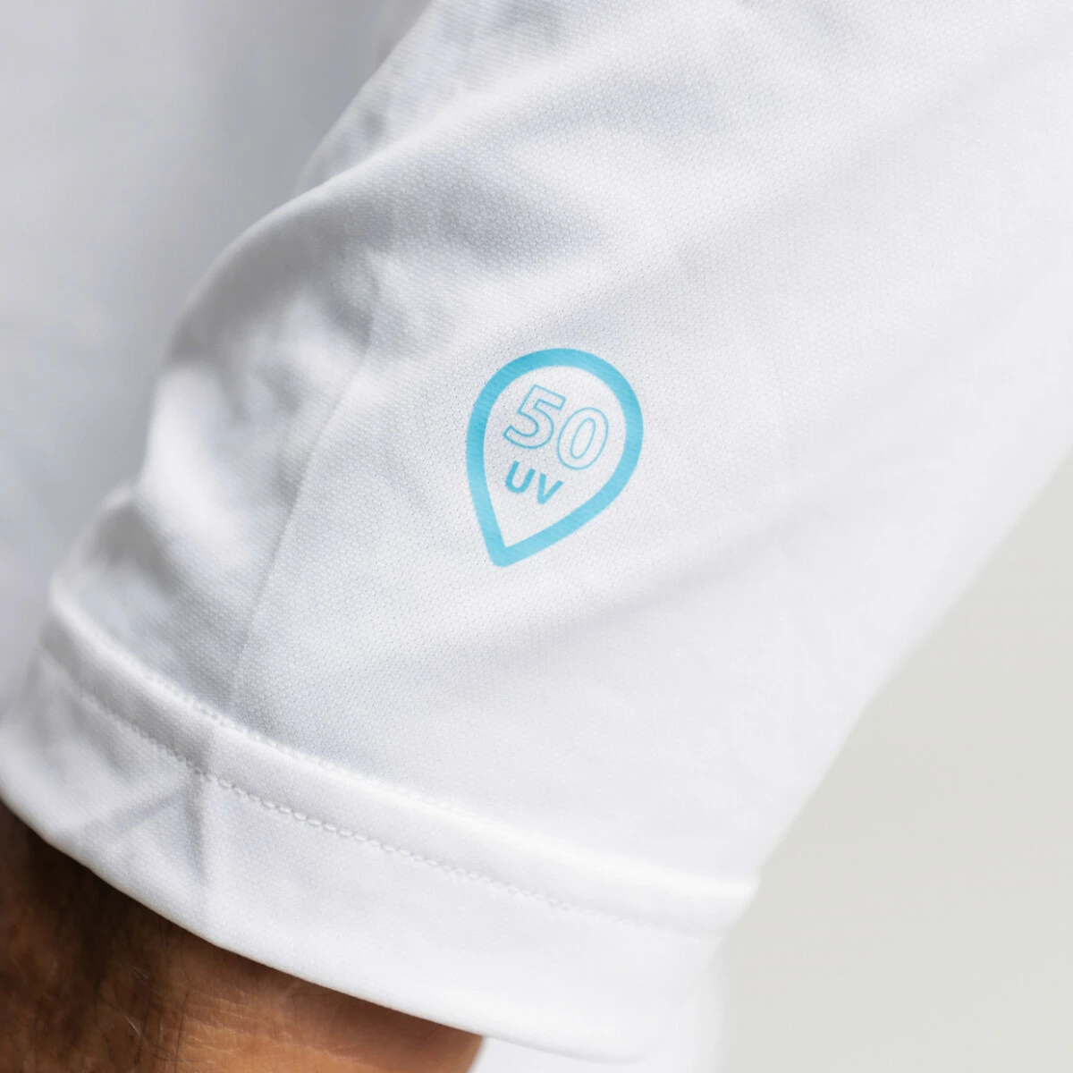 Adventer & fishing Funkční hoodie UV tričko White & Bluefin