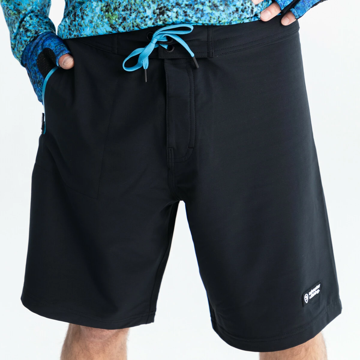 Adventer & fishing Rybářské kraťasy Simply Black