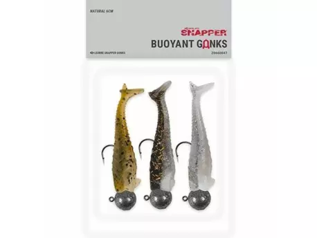 Korum Snapper gumová nástraha Buoyant Gonks 6cm 3ks Natural  AKCE