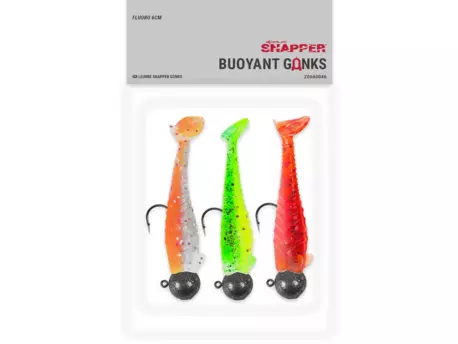 Korum Snapper gumová nástraha Buoyant Gonks 9cm 3ks Fluoro AKCE
