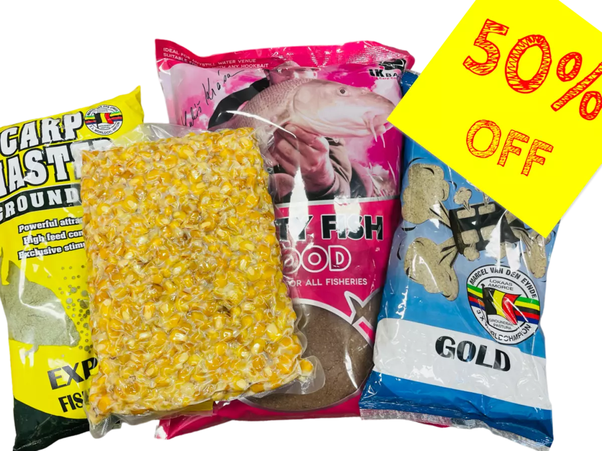 MVDE+LK Baits Akční balíček krmení KAPR ryba/ořech/kukuřice 4,5kg