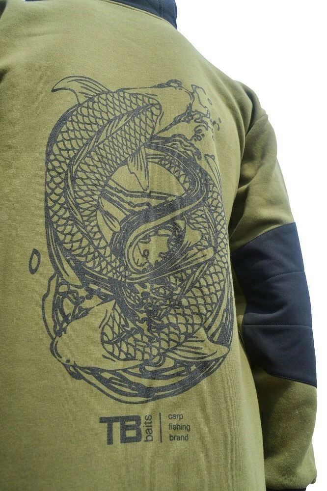TB Baits Mikina Olive Edition Hoodie