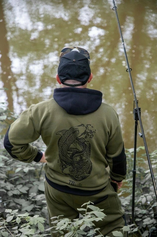 TB Baits Mikina Olive Edition Hoodie