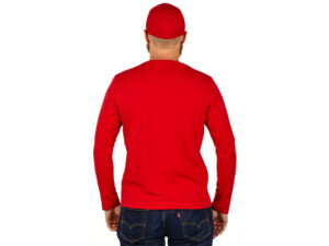 Lucky John triko Brave červené vel.XL