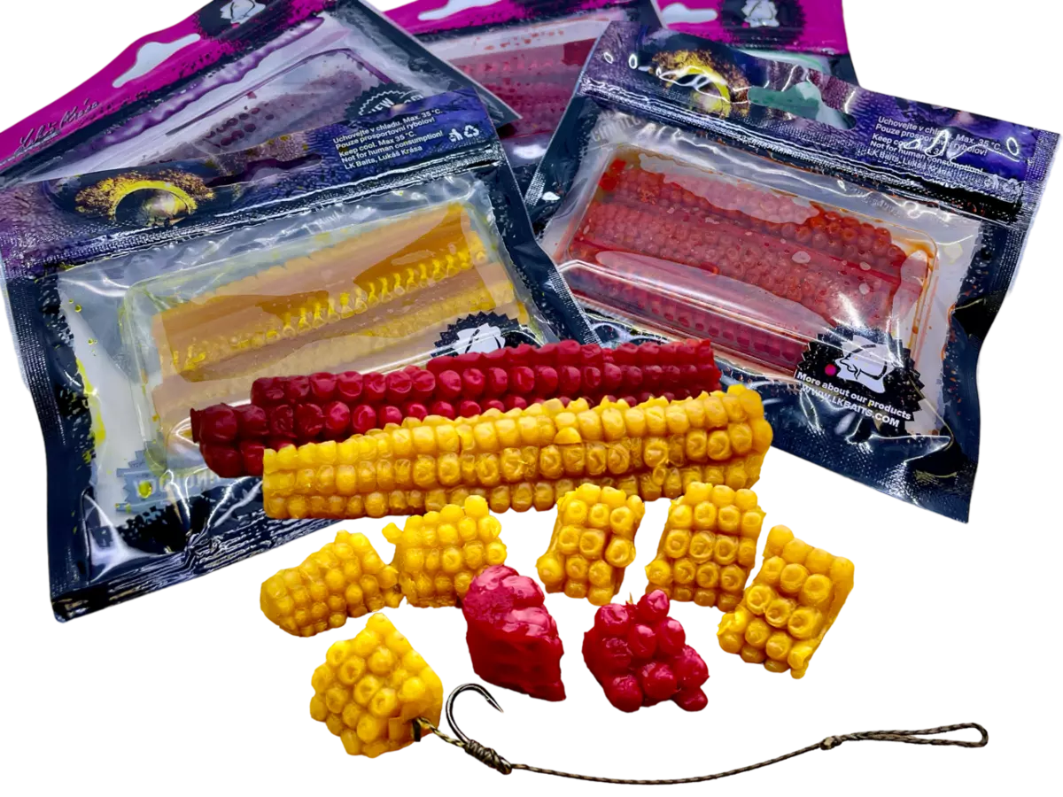 LK Baits CUC! Corn Strawberry M, 50g