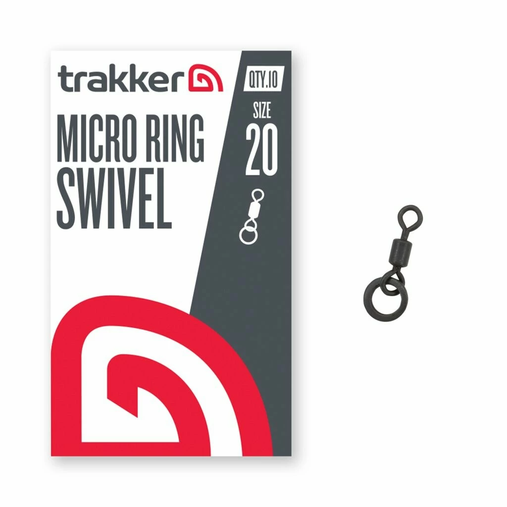 Trakker Products Trakker Obratlík s kroužkem Micro Ring Swivel vel. 20, 10ks