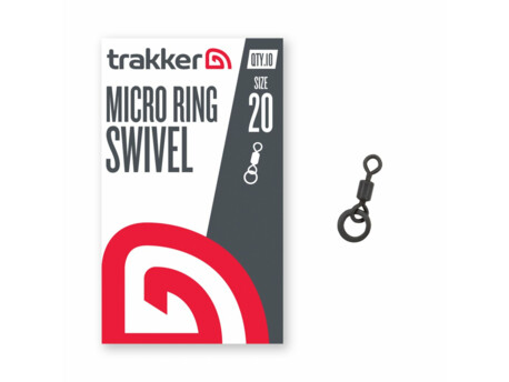 Trakker Products Trakker Obratlík s kroužkem Micro Ring Swivel vel. 20, 10ks