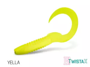 Umělá nástraha Delphin TwistaX Eeltail UVs / 5ks